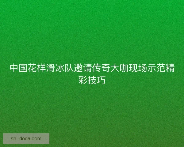 中国花样滑冰队邀请传奇大咖现场示范精彩技巧
